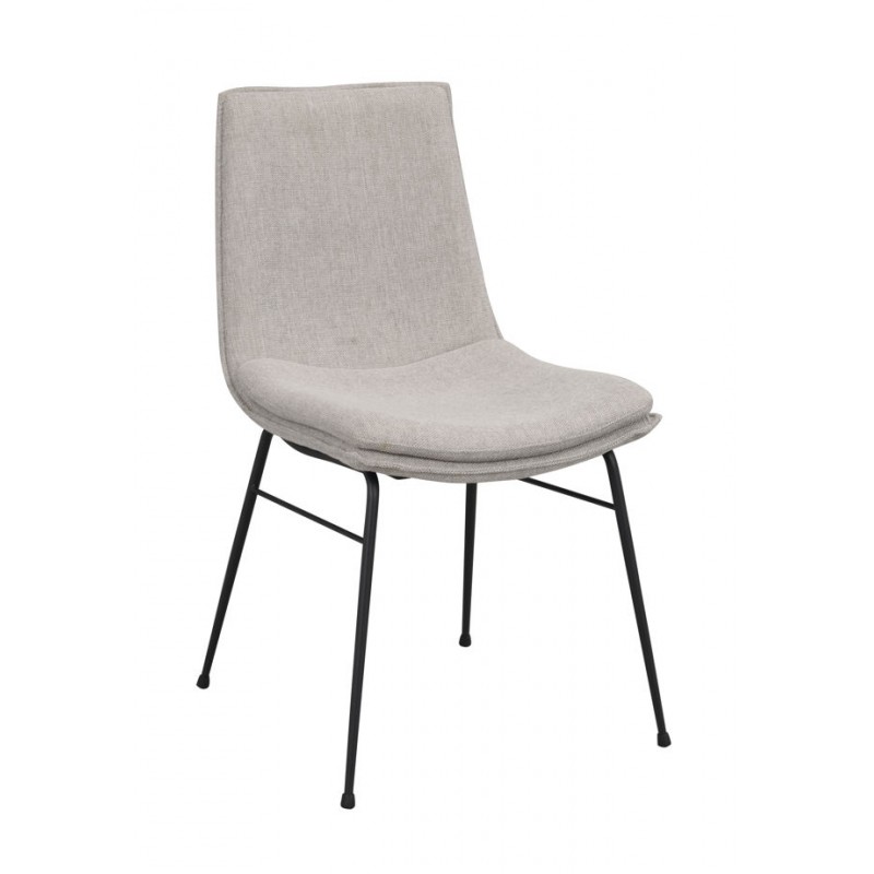 RO Lowell Fixed Chair Grey/Black